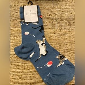 🐱Vera Bradley Cat Meow Crew Socks